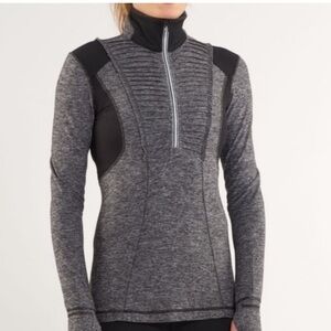 Lululemon run your heart out Quarter-Zip Pullover size 4